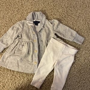 Ralph Lauren Infant Peplum Jacket & Pant Set